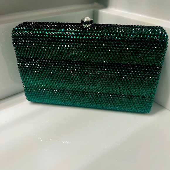 Green clutch purse - Picture 1 of 3